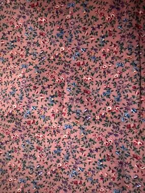 Vintage Pink Floral Fabric